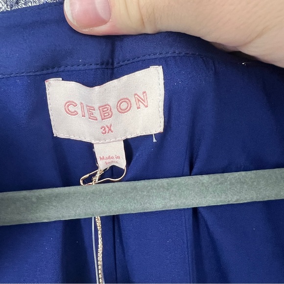 NWT Ciebon Elegant Dress in Blue and Purple - Picture 9 of 15